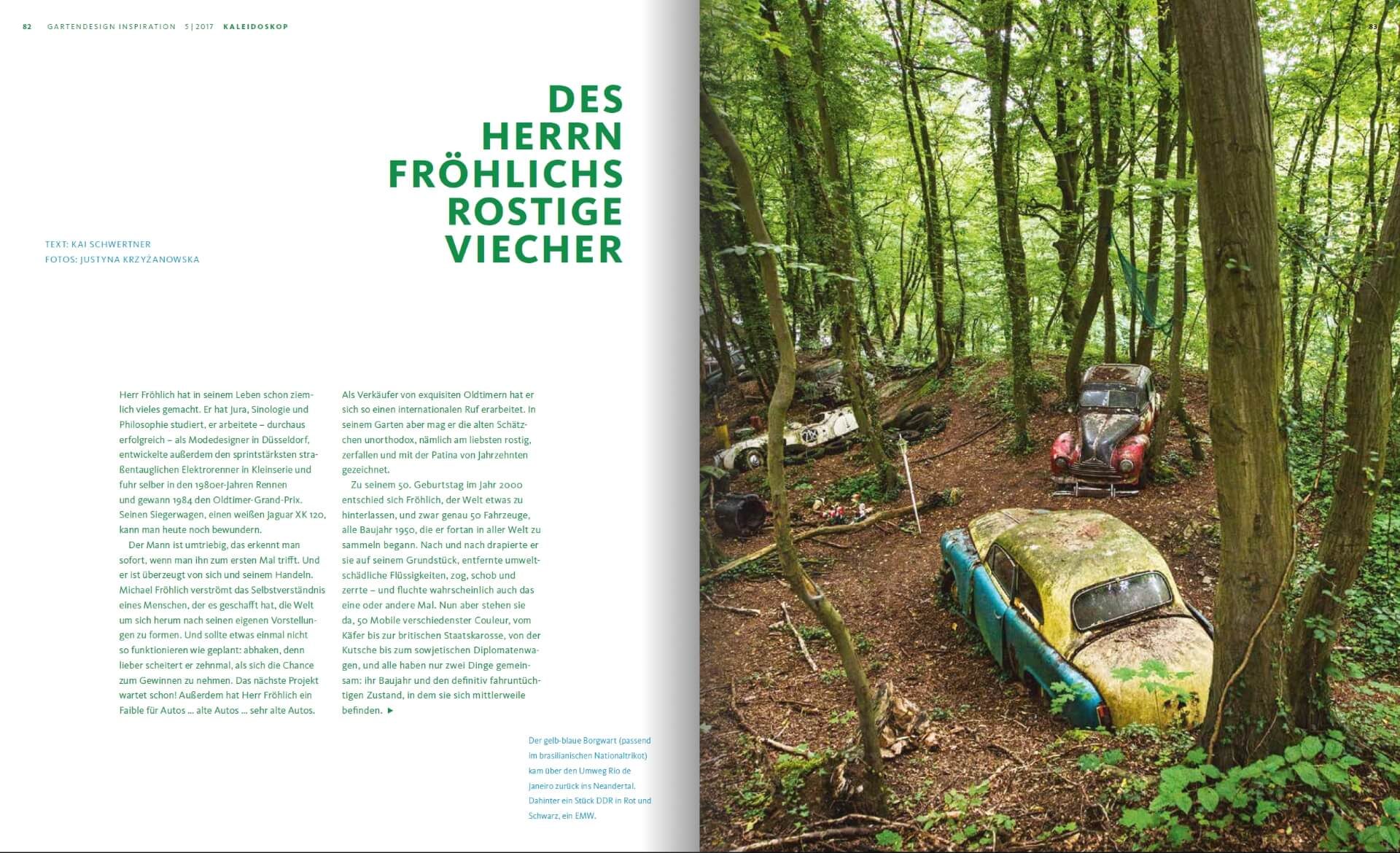 GARTENDESIGN INSPIRATION 5/2017: Rostige Viecher