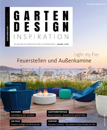 GARTENDESIGN INSPIRATION 2|2018: Feuerstellen und Aussenkamine